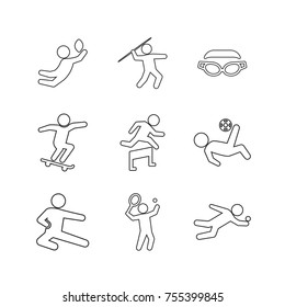 Sport vector collection set