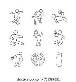 Sport vector collection set