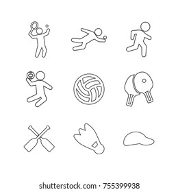 Sport vector collection set