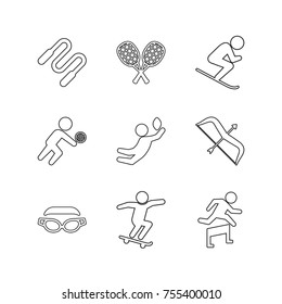 Sport vector collection set