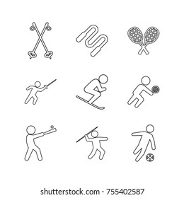 Sport vector collection set