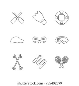 Sport vector collection set