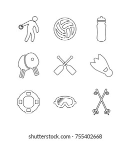 Sport vector collection set