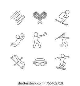 Sport vector collection set