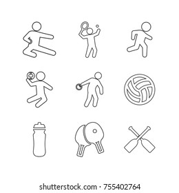 Sport vector collection set