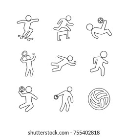 Sport vector collection set