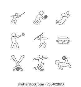 Sport vector collection set