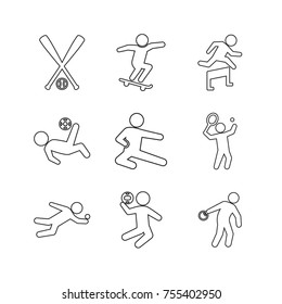 Sport vector collection set