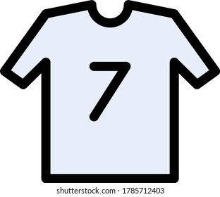 Sport-Vektorflachfarbensymbol 