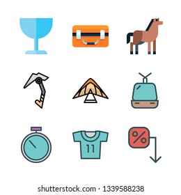 sport vector icon set