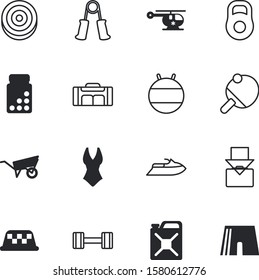 sport vector icon set such as: slim, pong, challenge, measure, drink, duffel, court, ping, accurate, kettlebell, engine, repair, air, relaxation, green, diesel, dartboard, liquid, yoga, sports