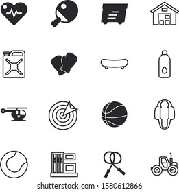 sport vector icon set such as: pump, truck, blue, jump, cardiograph, gate, drink, heart, petroleum, fight, online, paddle, retail, pair, focus, wave, skip, aiming, bullseye, figure, dartboard, order