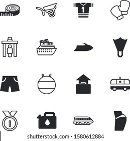 sport vector icon set such as: number, olimpic, blue, guard, drawing, locomotive, cart, victory, short, measurement, detector, vessel, jet, measure, gallon, combat, jersey, suitcase, line, automobile