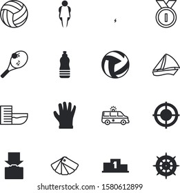 sport vector icon set such as: ambulance, office, shadow, button, support, third, regatta, food, performance, diet, airplane, power, ribbon, ecological, obese, beverage, handbag, competitive, gloves