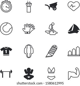 sport vector icon set such as: measure, perfection, swimsuit, load, medical, style, cloud, heavy, unhealthy, team, event, leisure, diagram, graph, arms, losing, front, basketball, tournament, cold