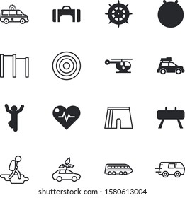 sport vector icon set such as: label, gymnasium, performance, creative, boxing, environmental, bullseye, cable, urgency, metro, vacation, set, beautiful, outline, hospital, marine, cardiac, duffle