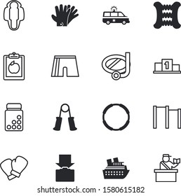 sport vector icon set such as: victory, snorkeling, red, briefcase, prize, passport, whey, support, capsule, gardening, outdoor, mask, help, aid, San Francisco, women, salad, scuba, ambulance
