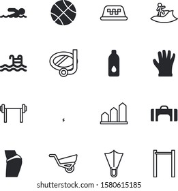 sport vector icon set such as: conservation, tool, slim, hand, filled, diverse, improvement, park, taxi, nature, cold, action, ground, relaxation, case, reusable, gloves, fashion, infographic