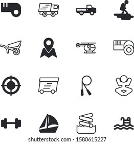 sport vector icon set such as: pin, market, up, marine, idea, weight, arrow, old, direction, cart, objective, regatta, bodybuilding, vintage, power, landscape, exterior, season, small, shape, safety