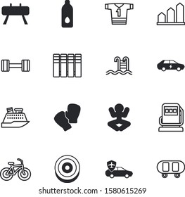 sport vector icon set such as: gymnasium, aiming, center, tourist, transatlantic, steel, green, performance, gymnastic, upward, deadline, report, cycling, vaulting, iron, dartboard, wave, shape