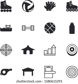 sport vector icon set such as: adventure, creative, athlete, growth, safety, modern, office, tourist, increase, winter, financial, security, dumbell, whistle, tag, beach, arrival, goalkeeper, blow