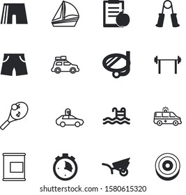 sport vector icon set such as: weightlifting, minute, performance, pictogram, handle, sailboat, clean, market, sports, fat, bullseye, amino, minicar, fresh, traffic, hand, analogue, eating, wind