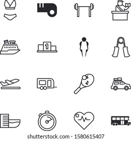 sport vector icon set such as: healthcare, mobile, icons, trailer, dieting, globe, pretty, unhealthy, stage, overweight, single, fly, fast, auto, ship, quick, life, carpal, airline, stopwatch, best