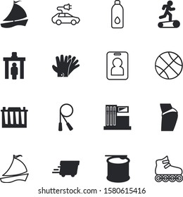 sport vector icon set such as: round, bike, waistline, accessory, new, order, baggage, gardening, passport, future, name, skip, user, cold, online, blue, rollerblades, system, ecological