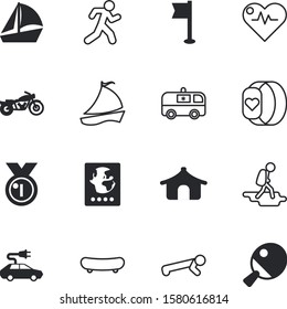 sport vector icon set such as: blue, character, table, best, battery, cruiser, template, clinic, achievement, paddle, national, infographics, silhouette, smart, cycle, person, skateboarding, fun