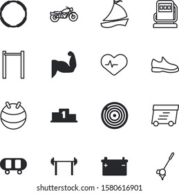 sport vector icon set such as: opportunity, drawing, long, waist, sail, trainers, diesel, focus, food, heavy, contemporary, nautical, refill, cardiogram, filling, belly, skateboard, blood, arms, male