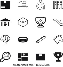 sport vector icon set such as: house, passage, commercial, vacation, running, logistic, simple, safety, shape, warehouse, person, internet, chair, disable, nature, environment, email, medicine