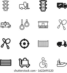 sport vector icon set such as: challenge, success, railway, emergency, scooter, dart, motorcycle, disability, disable, company, objective, target, style, tanker, shipment, gymnastic, human, crossfit