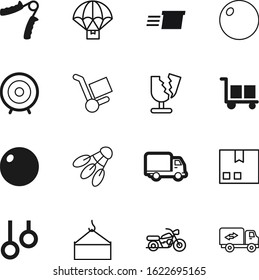 sport vector icon set such as: lift, rings, leisure, food, ring, professional, bike, arm, motor, accurate, cyclist, trainer, round, success, handle, open, moto, cycle, company, pallets, freight