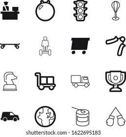 sport vector icon set such as: button, chess, security, stallion, leisure, active, global, control, jar, life, pilates, handle, plane, tech, strategy, network, victory, won, shadow, skateboard