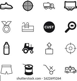 sport vector icon set such as: plastic, wave, no, training, prize, shorts, garbage, front, cart, safety, dart, strategy, swim, soda, accuracy, glass, gainer, top, victory, clinic, trolley, care, back