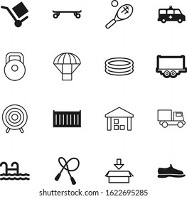 sport vector icon set such as: footwear, download, racket, ui, unit, trucking, measurement, view, doctor, sneaker, fashion, hospital, pack, recreation, clinic, sneakers, arrow, muscle, target