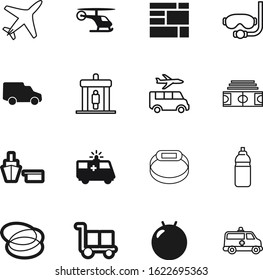 sport vector icon set such as: icons, scuba, art, device, lifestyle, band, automobile, field, post, swimwear, workout, object, scanner, glasses, road, truck, man, active, check, mobile, soccer