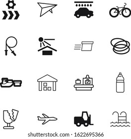 sport vector icon set such as: automotive, open, shower, roof, scan, terror, drink, wheel, gym, car, glass, swim, modern, bottle, clip, break, rope, game, truck, food, race, broken, lifting, bottles