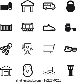 sport vector icon set such as: lifestyle, home, dock, shape, success, vehicle, victory, badminton, railway, shuttlecock, radar, reward, moving, grey, ports, thin, summer, shoes, fast, snickers