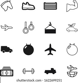 sport vector icon set such as: passenger, hybrid, competition, auto, road, round, engine, industrial, rings, fast, goods, side, service, freight, technology, deliver, simple, adult, suv, ring