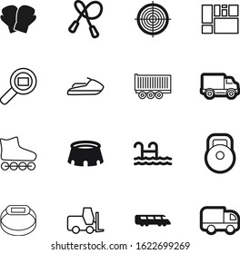 sport vector icon set such as: weight, kid, industry, road, railway, digital, world, commercial, silhouette, jet, storage, set, high, event, tourist, tournament, roller, punch, strong, device, travel