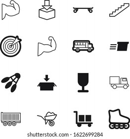 sport vector icon set such as: removal, play, profile, style, step, road, post, tag, information, skateboarding, feather, home, front, distribution, goal, skateboard, barrow, dartboard, skates, ball