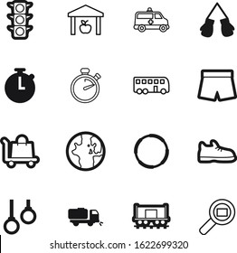 sport vector icon set such as: building, order, stoplight, athletic, earth, gymnastic, tour, bus, second, start, linear, drawing, shopping, direction, holiday, medical, sneakers, shape, short
