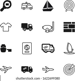 sport vector icon set such as: terminal, sailboat, document, mask, vehicle, emergency, shiny, search, air, windsurf, ports, export, citizenship, glass, pictogram, heavy, doctor, goal, identification