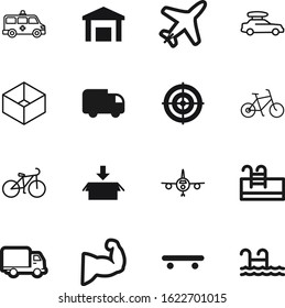 sport vector icon set such as: hospital, accurate, competition, goal, wing, outdoor, family, fun, vacation, moving, hand, track, post, male, deliver, skater, auto, gift, surprise, training, carton