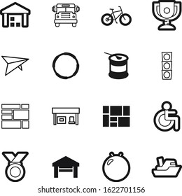 sport vector icon set such as: flight, clip, ride, urban, adrenaline, disability, service, emblem, nutritional, benzine, garage, people, warning, outdoor, square, light, car, air, leisure, seat