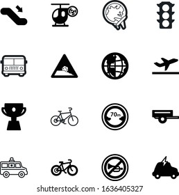 sport vector icon set such as: roadside, step, airliner, crossroads, hill, color, regulation, vacation, prize, button, following, mall, stick, round, logistic, bus, walk, industry, environment