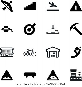 sport vector icon set such as: board, railroad, weapon, bad, competition, steps, smart, flying, toy, station, accurate, victory, concept, box, hill, uneven, life, shipment, color, prize, outdoor