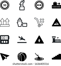 sport vector icon set such as: navigation, 40, suitcase, victory, achievement, damage, stopwatch, trolley, clock, team, android, stairs, down, check, angling, floating, commercial, limitation