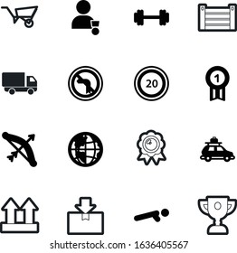 sport vector icon set such as: circle, healthy, organic, carry, retro, young, highway, long, power, reward, fast, weight, direction, packing, cup, prohibitory, smart, colombia, commercial, danger